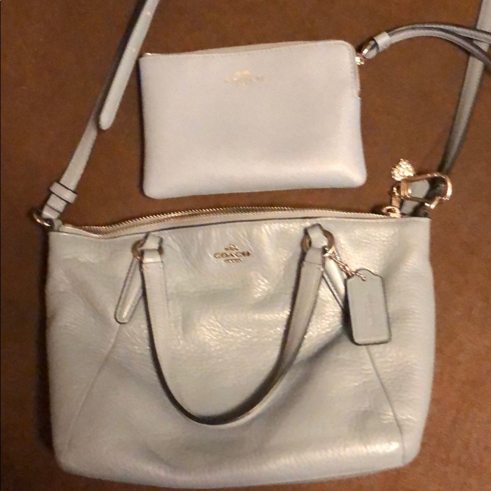 Coach mini Kelsey crossbody Previously loved